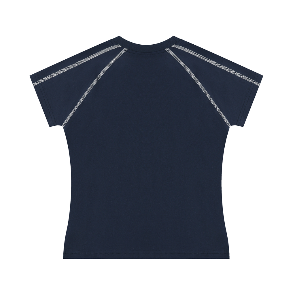 'too pretty to care about the score x' baby tee