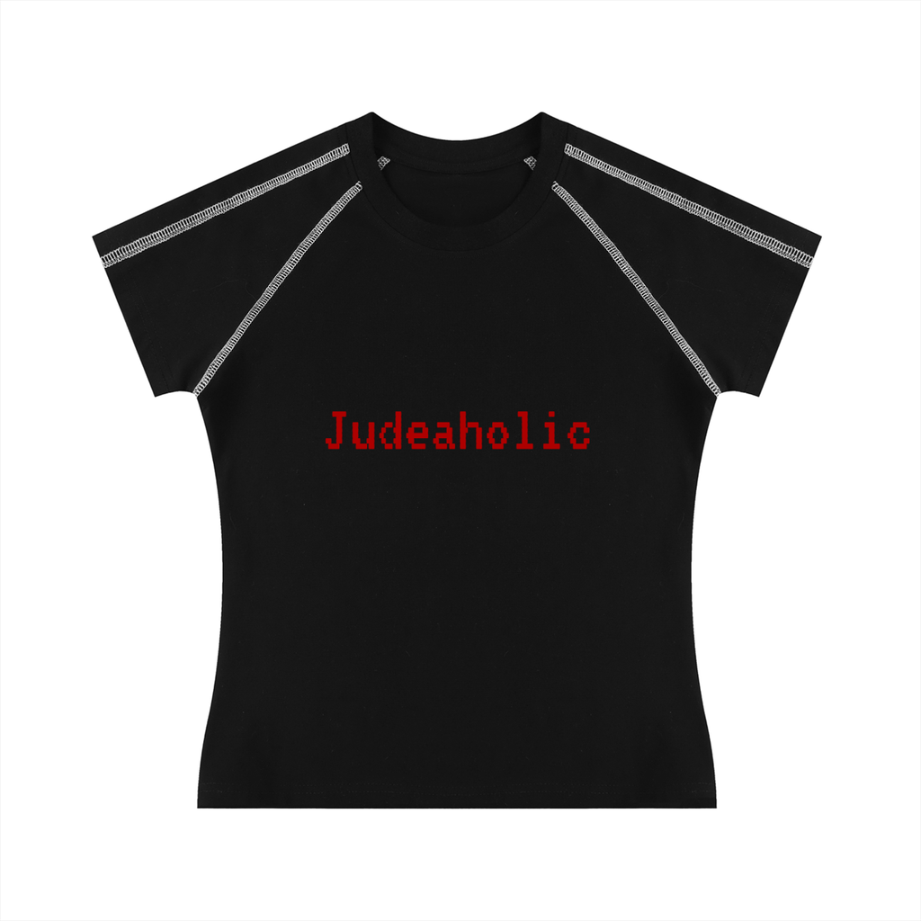 'Judeaholic' baby tee