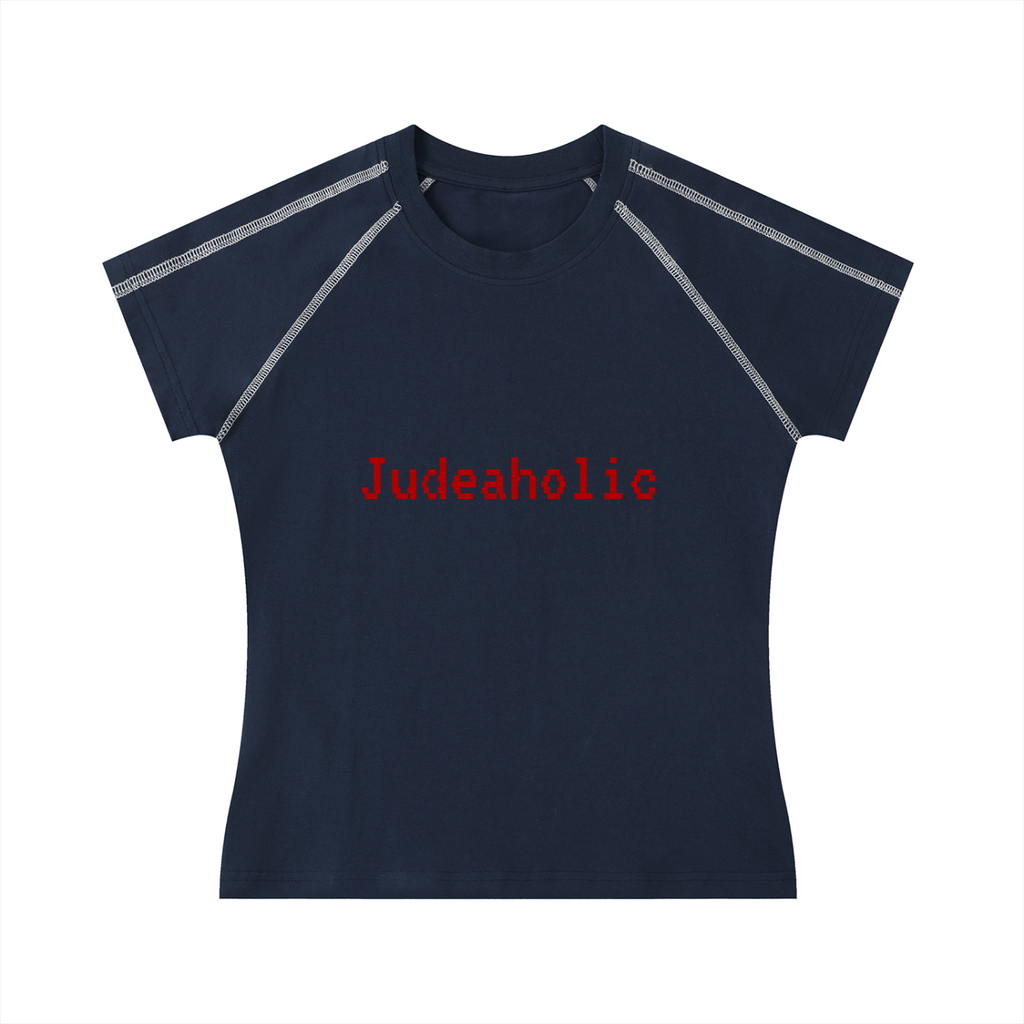'Judeaholic' baby tee