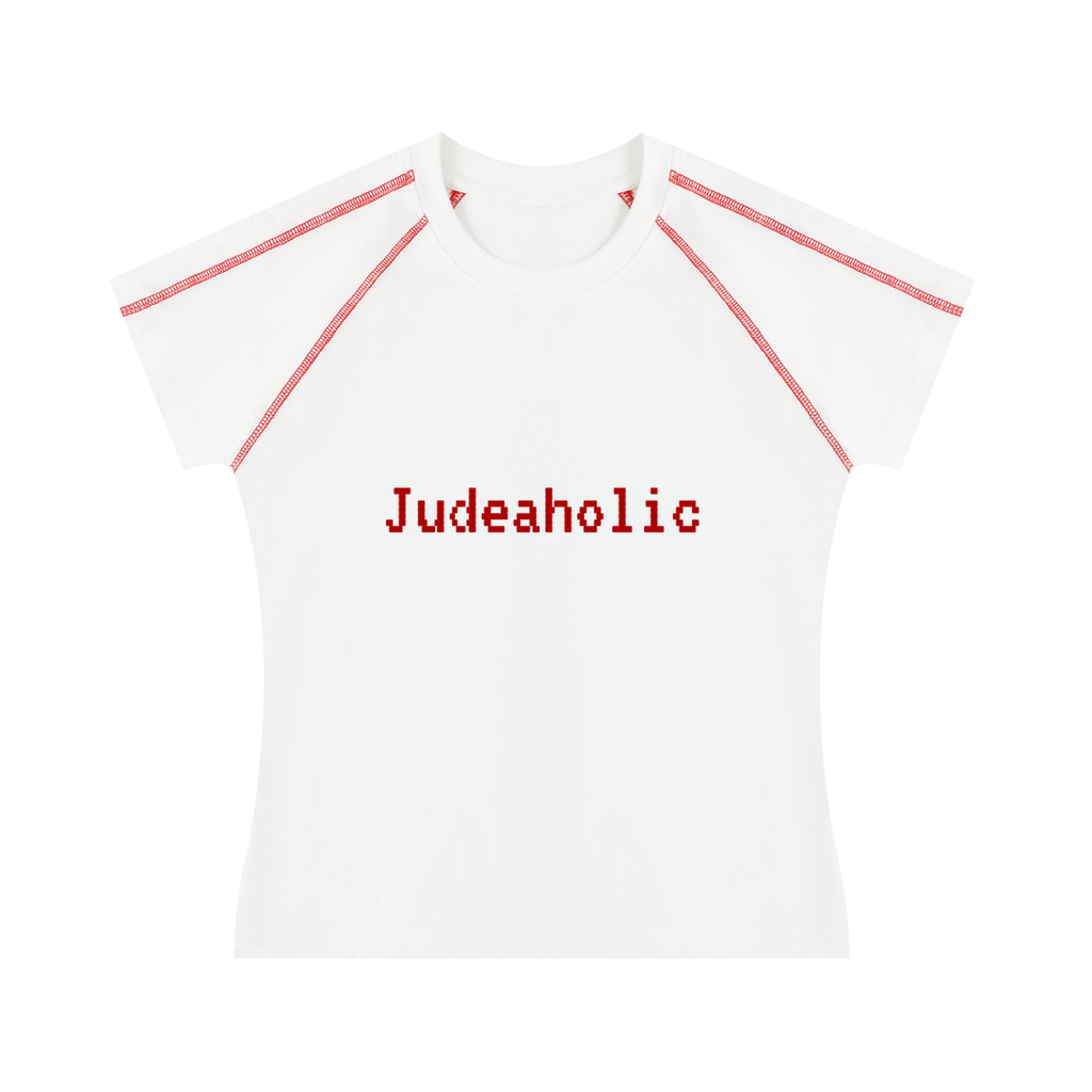 'Judeaholic' baby tee