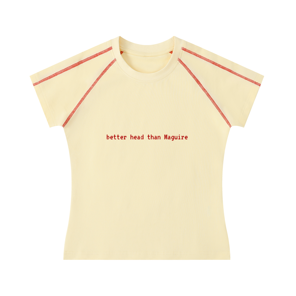 'better head than Maguire' baby tee