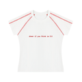 'cheer if you think im fit' baby tee